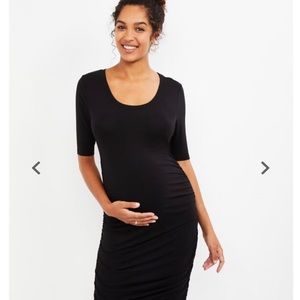 Motherhood Maternity Side Ruched Dress